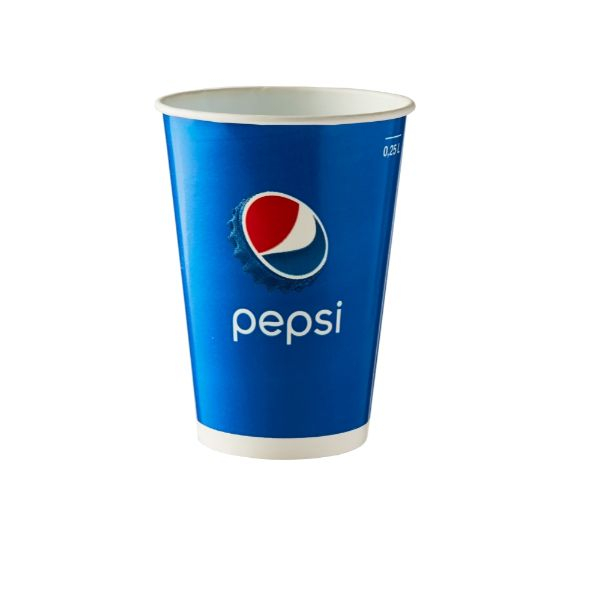 9oz Paper Cups Pepsi x2000 - CSL Catering